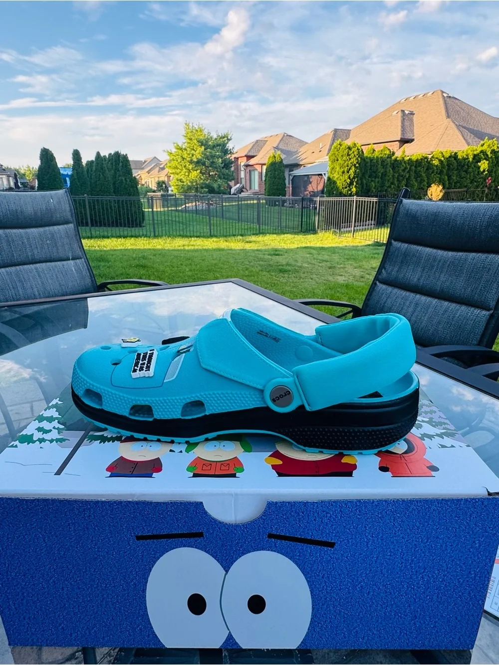 South Park Crocs men’s size 7 woman’s size 8